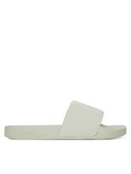 Tommy Jeans Klapki Flag Pool Slide Patent EN0EN02901 Zielony. Zielone klapki Tommy Jeans, bez wzorów, z jeansu, bez obcasa. Za 179.99 zł.