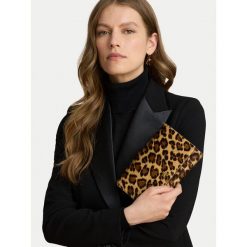 Torebka LAUREN RALPH LAUREN. Brązowe listonoszki Lauren Ralph Lauren, bez wzorów, bez dodatków. Za 1,199.00 zł.
