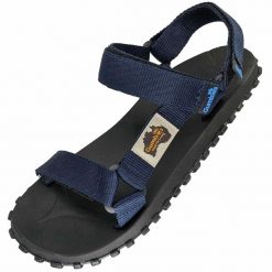 Sandały damskie Gumbies Scrambler Sandals. Niebieskie sandały Gumbies, bez wzorów, sportowe, bez obcasa, bez zapięcia. Za 109.99 zł.