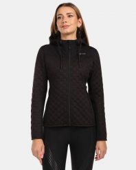 Damska ocieplana bluza z kapturem z polaru Kilpi NEVIA-W. Czarne bluzy Kilpi, bez wzorów, z materiału, z kapturem. Za 344.59 zł.