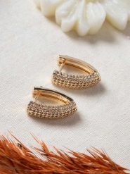 Lodie Silver Pozłacane kolczyki z cyrkoniami rozmiar: onesize. Szare kolczyki Lodie Silver, z cyrkonią, metalowe. Za 82.99 zł.