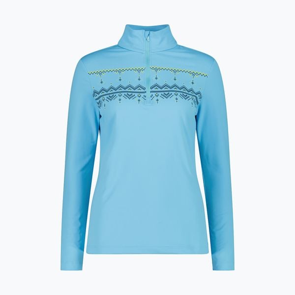 Bluza damska CMP 35L0396 Sweat. Niebieskie bluzy CMP, l, bez wzorów, z materiału, bez kaptura. Za 209.99 zł.