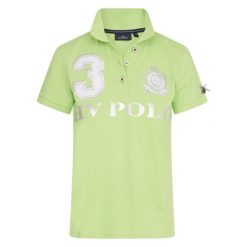 Damskie jeździeckie polo HV Polo Favouritas. Zielone koszulki polo HV POLO, xs, bez wzorów, bez kołnierzyka, bez ramiączek. Za 277.50 zł.