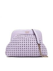 Torebka Guess. Czerwone listonoszki Guess, z aplikacjami, bez dodatków. Za 269.99 zł.
