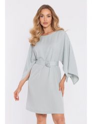 Made of emotion Sukienka w kolorze miętowym rozmiar: S. Zielone sukienki Made Of Emotion, s, bez wzorów, z tkaniny, bez kołnierzyka, bez ramiączek, mini. Za 244.99 zł.