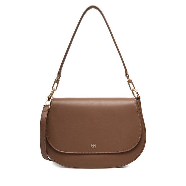 Torebka GINO ROSSI. Brązowe torebki klasyczne Gino Rossi, bez wzorów, bez dodatków. Za 279.99 zł.