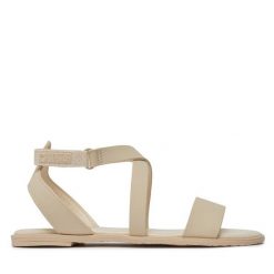 Sandały Big Star Shoes. Brązowe sandały BIG STAR SHOES, bez wzorów, retro, bez obcasa, na płaskiej podeszwie, bez zapięcia. Za 199.99 zł.