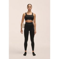 Legginsy Damskie Casall Scallop Bezszwowe z Wysokim Stanem. Czarne bielizna sportowa Casall, bez wzorów, z podwyższonym stanem. Za 409.99 zł.