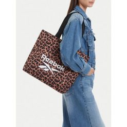 Torebka Reebok. Brązowe shopper Reebok, bez wzorów, bez dodatków. Za 119.99 zł.