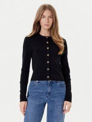 MICHAEL Michael Kors Kardigan MT5617W4VR Czarny Slim Fit. Czarne kardigany MICHAEL Michael Kors, s, bez wzorów, z wełny. Za 869.99 zł.