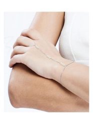 Pearline Srebrna bransoletka z perłami rozmiar: onesize. Czarne bransoletki Pearline, z perłą, srebrne. Za 173.99 zł.