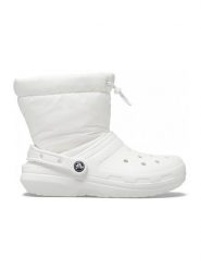 Crocs Kalosze w kolorze białym rozmiar: 41/42. Białe kalosze Crocs, bez wzorów, z materiału. Za 237.73 zł.