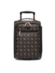 Guess Walizka kabinowa TWGP98 90971 Brązowy. Brązowe walizki Guess, z aplikacjami. Za 799.99 zł.