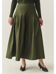 TATUUM Spódnica "Pliska" w kolorze khaki rozmiar: 40. Brązowe spódnice Tatuum, bez wzorów, maxi. Za 184.46 zł.
