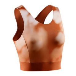 Crop Top do biegania damski CEP Bloom bezszwowy. Brązowe topy CEP, m, bez wzorów, bez kołnierzyka, bez ramiączek. Za 179.00 zł.