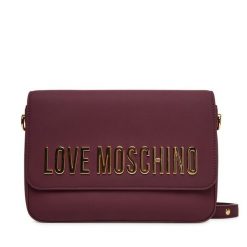 Torebka LOVE MOSCHINO. Czerwone listonoszki Love Moschino, bez wzorów, bez dodatków. Za 949.99 zł.