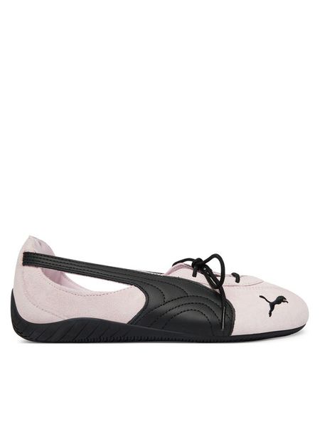 Puma Baleriny Speedcat Ballet Nova Wns 408340 01 Różowy. Czerwone baleriny Puma, bez wzorów, ze skóry, bez obcasa. Za 399.99 zł.