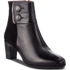 Botki HISPANITAS - Cassia-5 HI87859 Black. Czarne botki Hispanitas, bez wzorów, ze skóry, bez obcasa, na obcasie, bez zapięcia. W wyprzedaży za 389.00 zł.