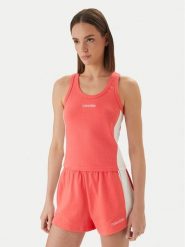 Calvin Klein Swimwear Top LV00Q61152 Różowy Slim Fit. Czerwone topy Calvin Klein Swimwear, s, bez wzorów, z bawełny, bez kołnierzyka, bez ramiączek. Za 169.99 zł.