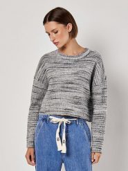 Apricot Sweter w kolorze szarym rozmiar: M. Szare swetry Apricot, m, bez wzorów, z wełny, bez ramiączek. Za 119.12 zł.