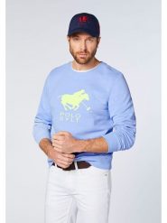 Polo Sylt Bluza w kolorze błękitnym rozmiar: XXL. Niebieskie bluzy Polo Sylt, xxl, bez wzorów, bez kaptura. Za 88.02 zł.
