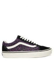 Vans Tenisówki Old Skool VN000D7Z6N01 Fioletowy. Fioletowe trampki Vans, bez wzorów, ze skóry, bez zapięcia. Za 339.99 zł.