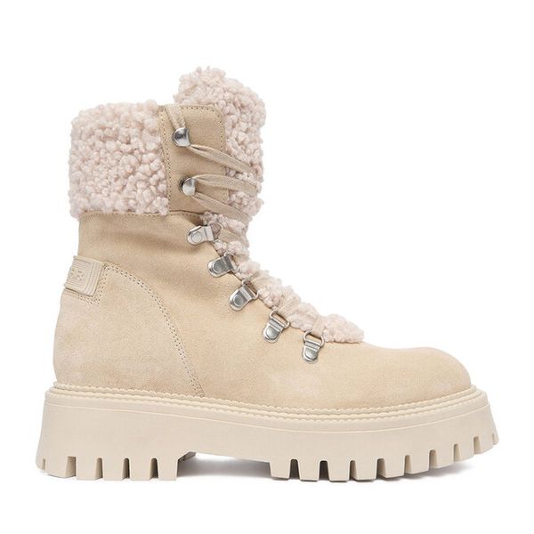 Trzewiki G-Star Raw. Brązowe botki G-Star Raw, bez wzorów, bez obcasa, na płaskiej podeszwie, bez zapięcia. Za 309.99 zł.