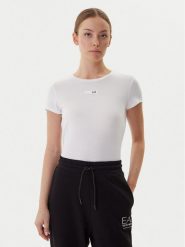 EA7 Emporio Armani T-Shirt 7W000673 AF12945 U0002 Biały Slim Fit. Białe t-shirty EA7 Emporio Armani, xs, bez wzorów, z syntetyku, bez kołnierzyka, bez ramiączek. Za 309.99 zł.