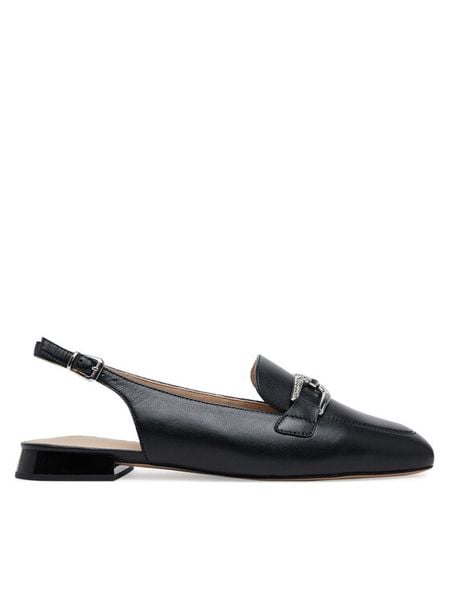 Caprice Baleriny 9-29400-44 Czarny. Czarne baleriny Caprice, bez wzorów, ze skóry, bez obcasa. Za 211.99 zł.