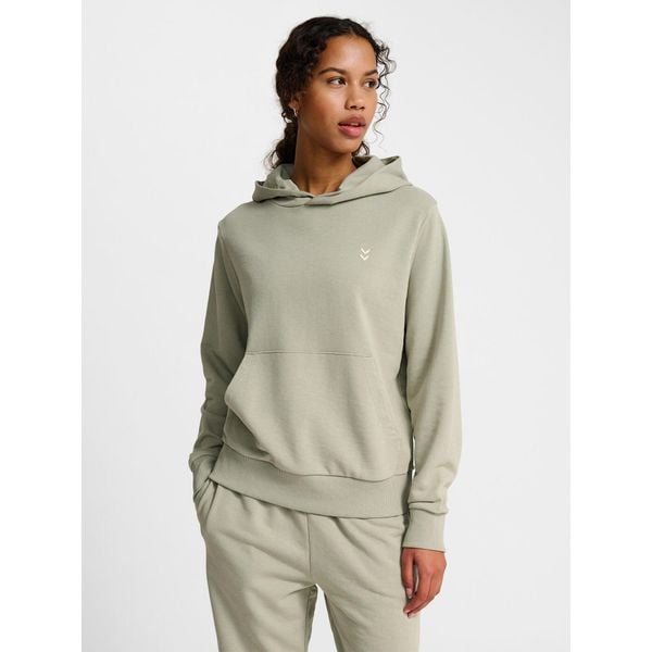 Damska bluza dresowa Hummel Pulse. Szare bluzy Hummel, bez wzorów, z dresówki, z kapturem. W wyprzedaży za 155.00 zł.