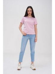 Basics & More Koszulka w kolorze jasnoróżowym rozmiar: XL. Różowe bluzki Basics & More, xl, bez wzorów, z bawełny, bez kołnierzyka, bez ramiączek. Za 75.16 zł.