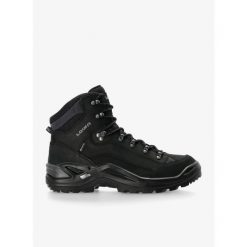 Buty trekkingowe damskie Lowa Renegade GTX Mid. Czarne trekkingi Lowa, ze skóry. Za 860.99 zł.
