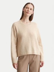Marc O'Polo Sweter 408 6121 60463 Beżowy Regular Fit. Brązowe swetry Marc O'Polo, m, bez wzorów, z wełny, bez ramiączek. Za 369.99 zł.