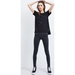 Legginsy bawełniane. Szare legginsy MOODO, l, bez wzorów, z bawełny. Za 14.99 zł.