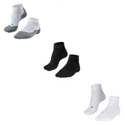 Damskie skarpety typu low top Falke TE 4 Szorty. Czarne skarpety Falke, bez wzorów, z bawełny. Za 137.00 zł.