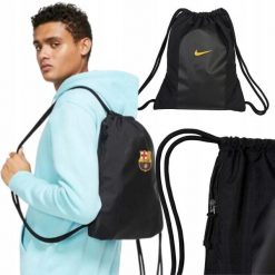 Worek Nike FC Barcelona sportowy na buty. Czarne trekkingi Nike, trekkingowe. Za 97.85 zł.