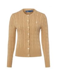 Polo Ralph Lauren Kardigan damski Kobiety Bawełna brązowy jednolity, L. Brązowe kardigany Polo Ralph Lauren, l, bez wzorów, z bawełny. Za 1,199.95 zł.