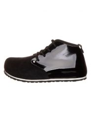 Birkenstock Skórzane trzewiki "Dundee" w kolorze czarnym rozmiar: 37. Czarne półbuty sznurowane Birkenstock, bez wzorów, eleganckie, bez obcasa, bez zapięcia. Za 242.13 zł.