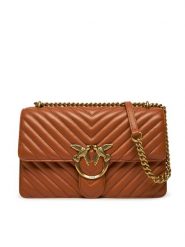 PINKO Torebka Love One Classic Dc PE 24 PLTT 100941 A0GK Brązowy. Brązowe listonoszki Pinko, bez wzorów, ze skóry, bez dodatków. Za 1,099.00 zł.