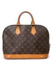 Louis Vuitton Torebka "Alma" w kolorze brązowym - 29 x 23 x 15 cm rozmiar: onesize. Brązowe torebki klasyczne Louis Vuitton, bez wzorów, z materiału, bez dodatków. Za 3,601.99 zł.