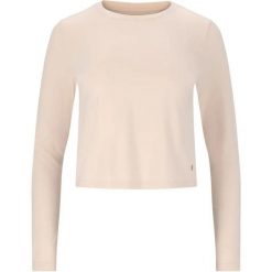 Damska koszulka z długim rękawem Athlecia Kirillov. Białe bluzki Athlecia, bez wzorów, sportowe, bez kołnierzyka, bez ramiączek. Za 152.50 zł.