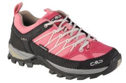 Damskie Niskie buty trekkingowe CMP Rigel waterprof. Czerwone trekkingi CMP, z tkaniny, trekkingowe. Za 389.99 zł.