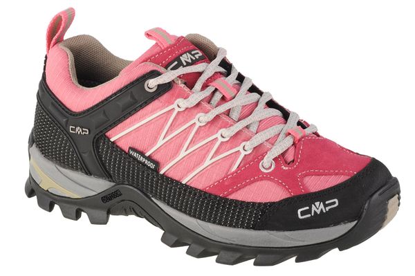 Buty trekkingowe damskie CMP 16HL Rigel Low Wmn Trekking. Czerwone trekkingi CMP, z materiału, outdoorowe. Za 359.00 zł.