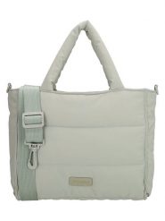 Beagles Torebka "Calvia" w kolorze zielonym - 26 x 21 x 11 cm rozmiar: onesize. Zielone torby na ramię Beagles, bez wzorów, z materiału, przez ramię, bez dodatków. Za 65.99 zł.