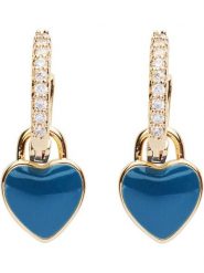 U.S. Polo Assn. Pozłacane kolczyki-kreole z kryształami rozmiar: onesize. Niebieskie kolczyki U.S. Polo Assn., z kryształem, metalowe. Za 82.99 zł.