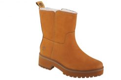 Buty zimowe damskie, Carnaby Cool Wrmpullon WR. Żółte trekkingi Timberland, z materiału, przed kolano, trekkingowe. Za 579.99 zł.