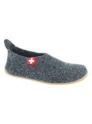 Living Kitzbühel Wełniane kapcie "Gipfelkreuz" w kolorze antracytowym rozmiar: 38. Czarne obuwie domowe Living Kitzbühel, bez wzorów, z materiału, bez zapięcia. Za 184.89 zł.