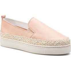 Espadryle THE FLEXX - Gluglu D1029/01 Rose. Czerwone espadryle The Flexx, bez wzorów, z materiału, bez obcasa, na płaskiej podeszwie, bez zapięcia. W wyprzedaży za 259.00 zł.
