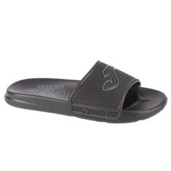 Klapki na basen damskie, S.Island Lady 24 SISLLS. Czarne klapki Joma, bez wzorów, bez obcasa. Za 49.99 zł.