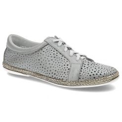 Szare Espadryle Lemar Damskie Stylowe Obuwie. Szare espadryle Lemar, bez wzorów, z dzianiny, bez obcasa, bez zapięcia. Za 159.00 zł.